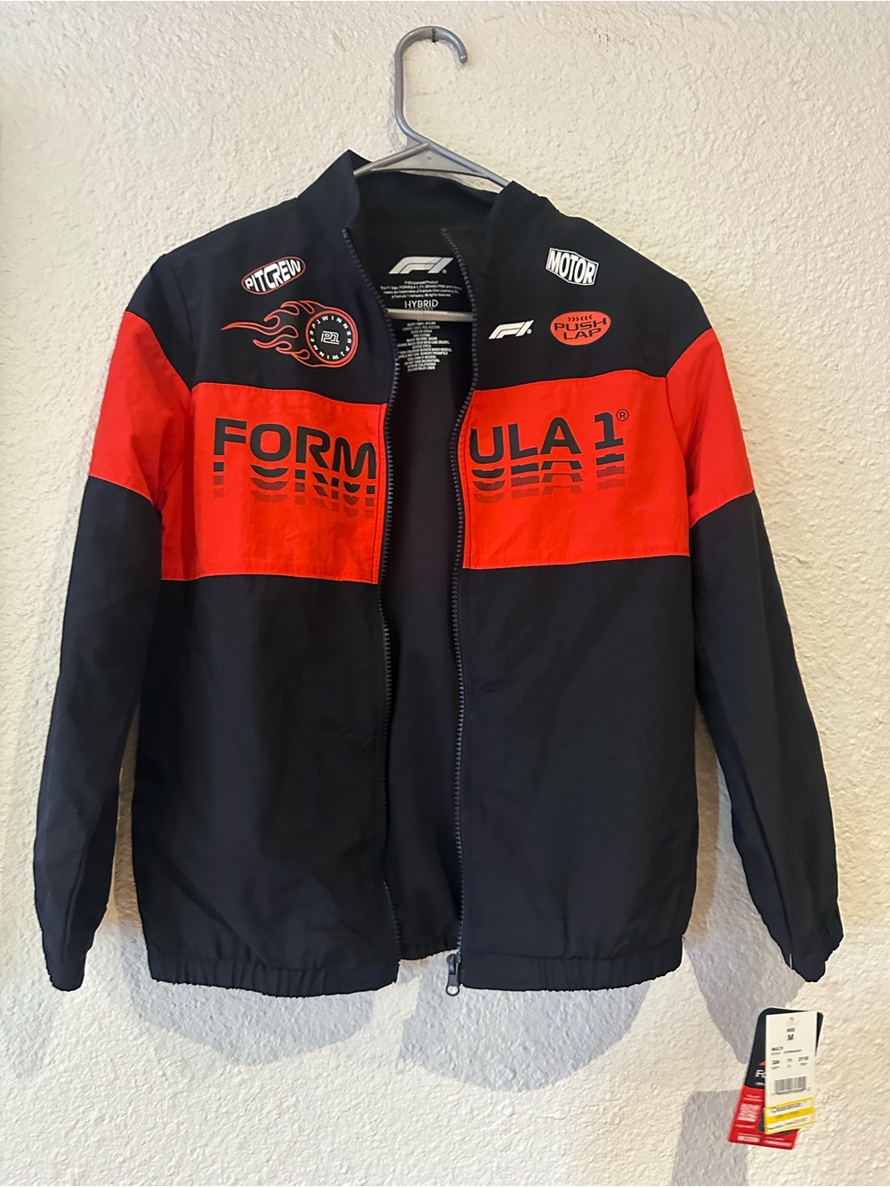 Hybrid Apparel Kids Formula 1 Black and Red Racing Jacket